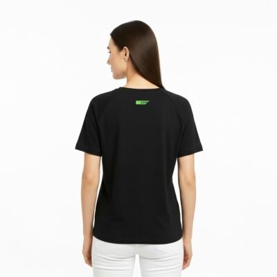 Women’s T-Shirt BLK/GRN - Image 2