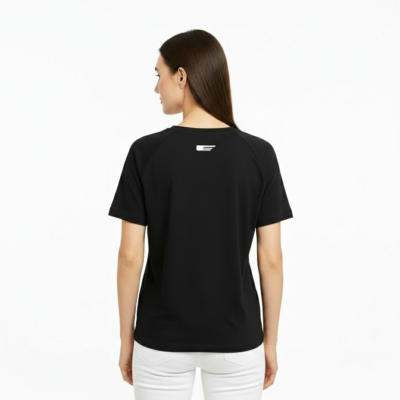 Women’s T-Shirt BLK/WHT - Image 2