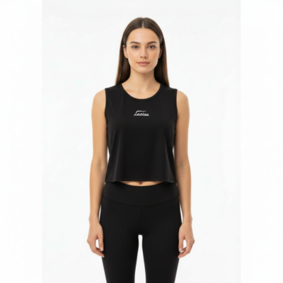Cropped Shirt BLK/WHT